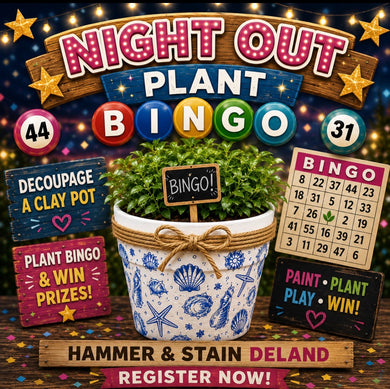 06/25/2026 6 pm $35 Thursday Plant Bingo