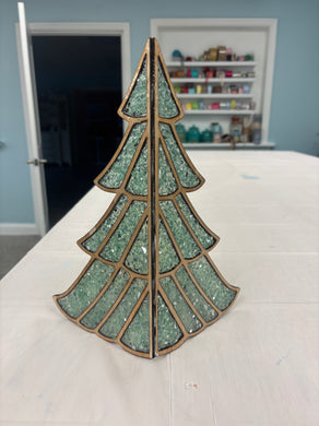 12/10/2025 6 pm Glass Tree Candle Holder