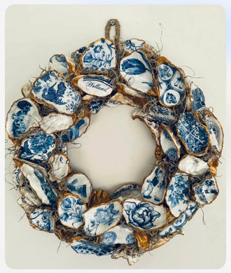 06/05/2026 6 pm Oyster Shell Decoupage Wreath