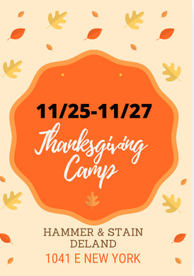 11/25 - 11/27 Thanksgiving Week Mini Makers Camp