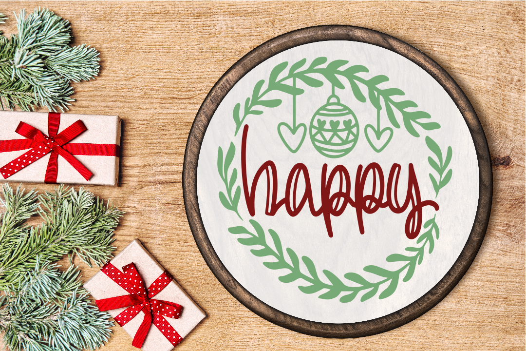 CHRISTMAS FRAMED 14" ROUNDS