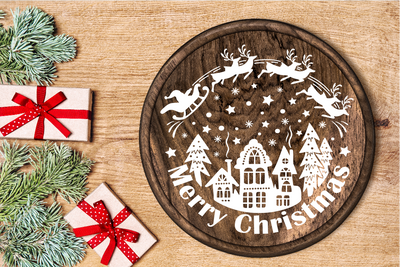 CHRISTMAS FRAMED 14" ROUNDS